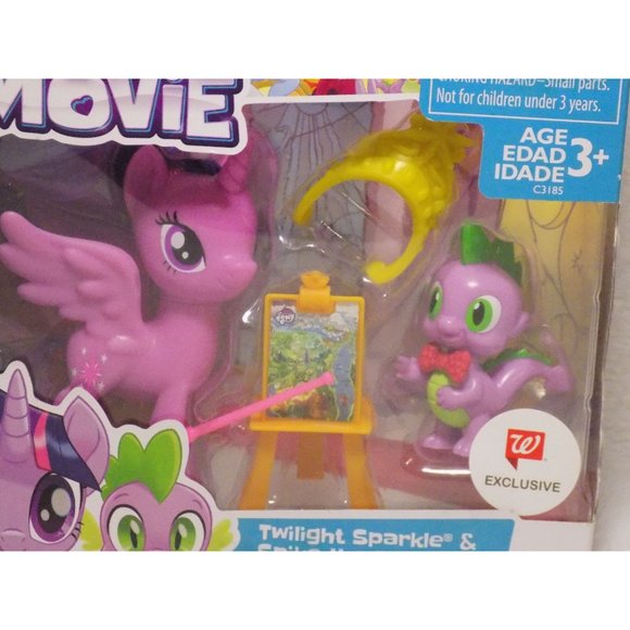 My Little Pony the Movie Twilight Sparkle & Spike the Dragon Figure - Picture 4 of 4